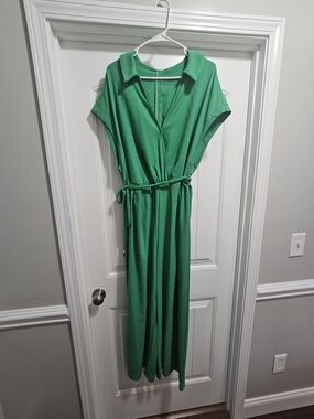 SHEIN Green Curve 2XL Top - Emerald Green Jumpsuit